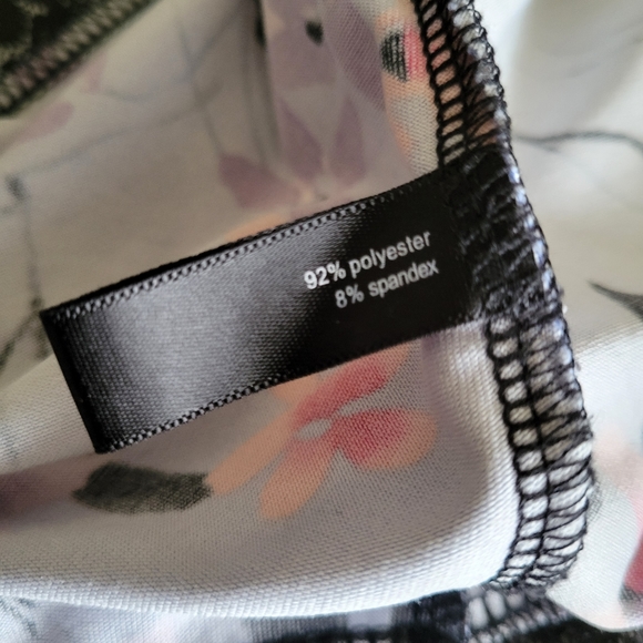 Fashion Bug 2X Periwinkle Blue/Purple/Pink/Salmon Cami with Lace - Picture 4 of 5